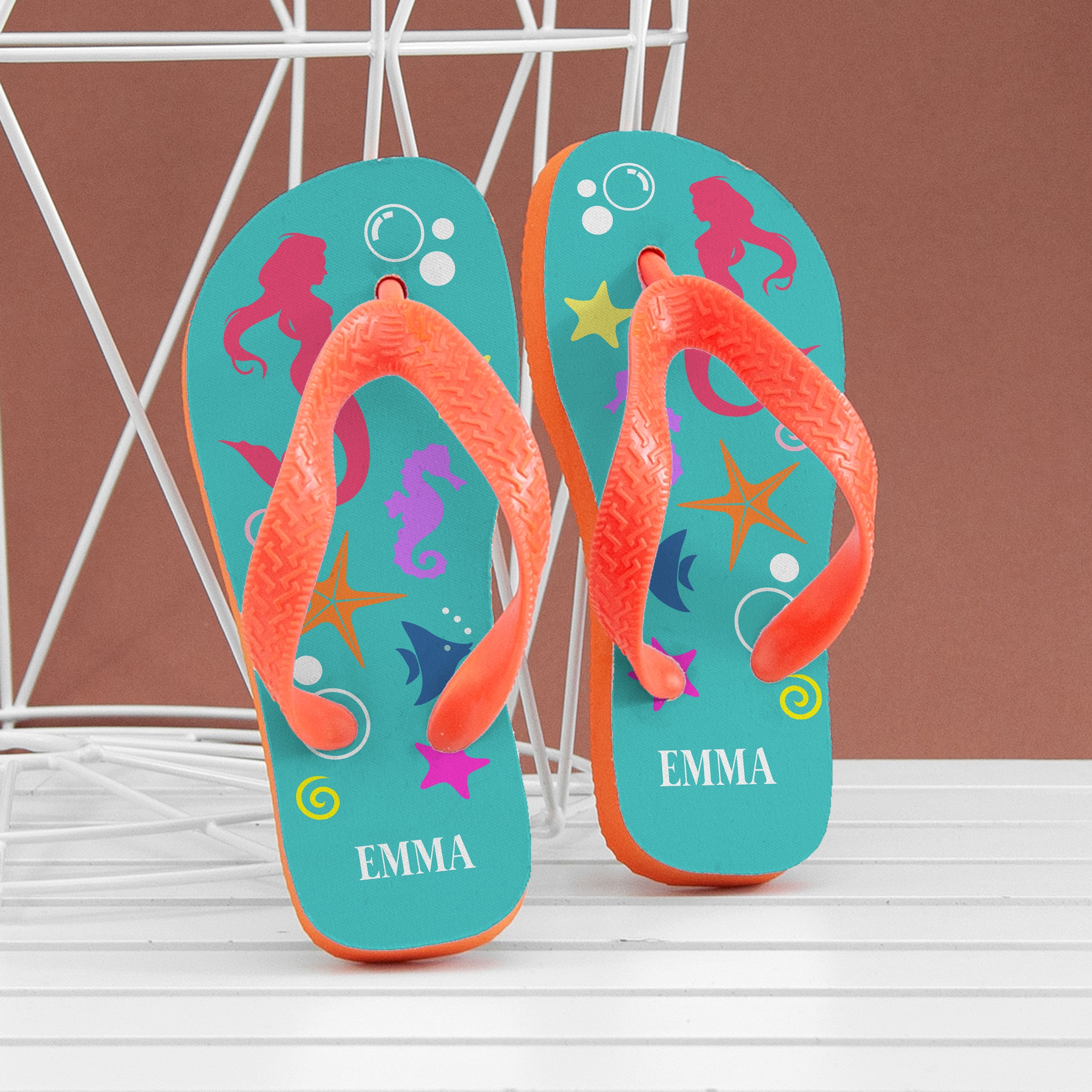 Mermaid flip sale flops