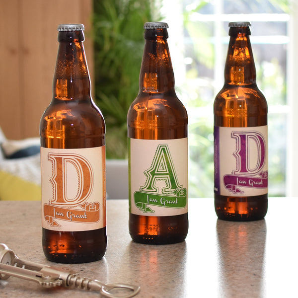 Buy Personalised Dad Pack of 3 Beer available now at www.giftsfinder.co.uk