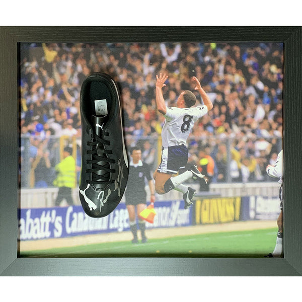 Tottenham Hotspur FC Gascoigne Signed Boot (Framed) - part of the Player Signed Football Boots collection