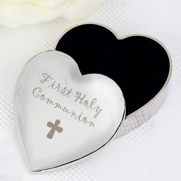 1st Holy Communion Heart Trinket Box - available to buy online at www.giftsfinder.co.uk