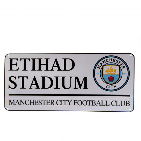 Manchester City FC Street Sign