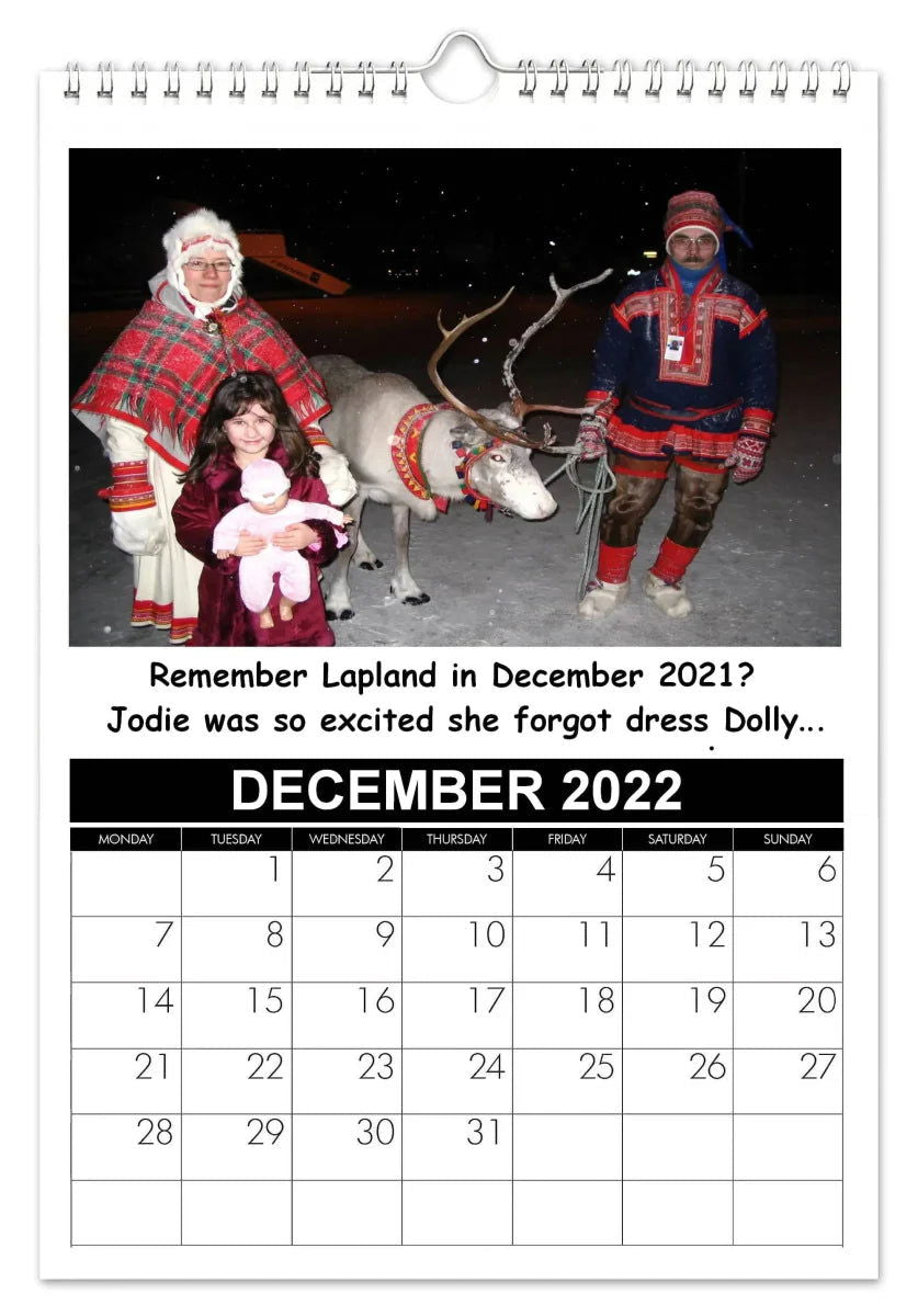 2027 Personalised Photo Calendar - part of the Personalised Photo Calendars collection