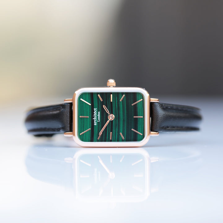 Buy Personalised Ladies Architect Lille Pine Green Watch - Handwriting Engraved available now at www.giftsfinder.co.uk