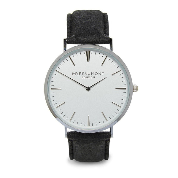 Buy Personalised Mr Beaumont of London Men's Vegan-Friendly Watch at www.giftsfinder.co.uk