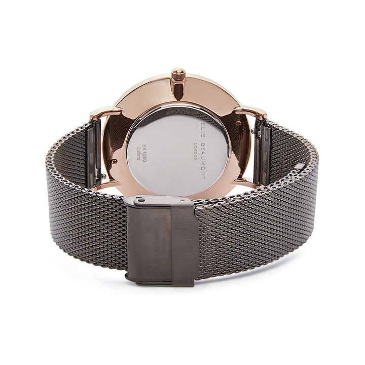 Buy Personalised Elie Beaumont Dark Grey Ladies Watch available now at www.giftsfinder.co.uk