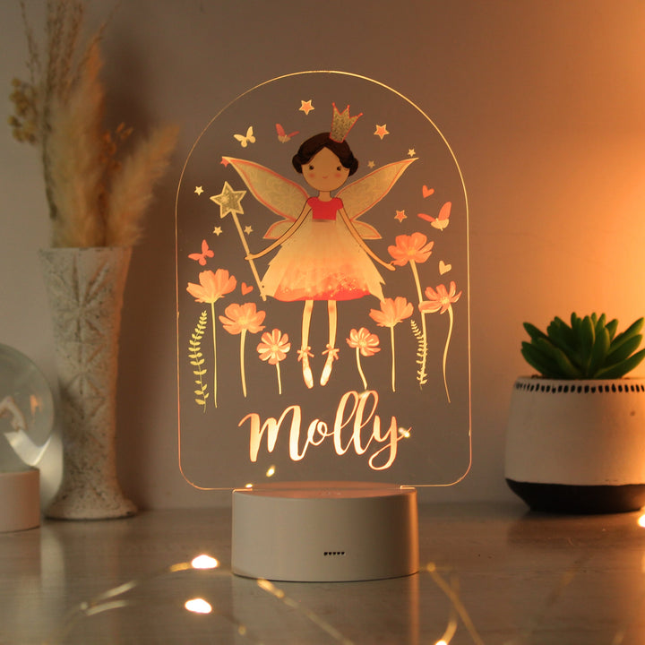 Buy Personalised Fairy LED Colour Changing Night Light available now at www.giftsfinder.co.uk