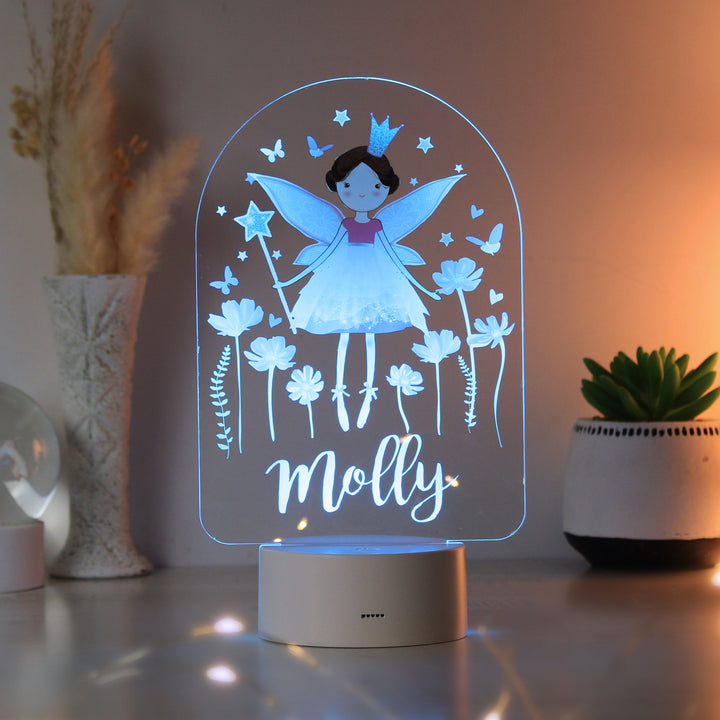 Buy Personalised Fairy LED Colour Changing Night Light available now at www.giftsfinder.co.uk