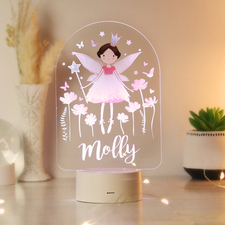 Buy Personalised Fairy LED Colour Changing Night Light available now at www.giftsfinder.co.uk