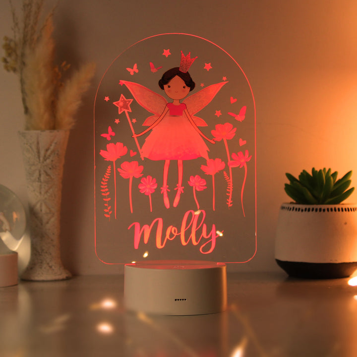 Buy Personalised Fairy LED Colour Changing Night Light available now at www.giftsfinder.co.uk