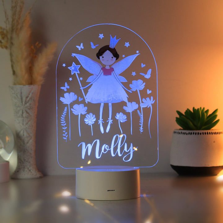 Buy Personalised Fairy LED Colour Changing Night Light available now at www.giftsfinder.co.uk