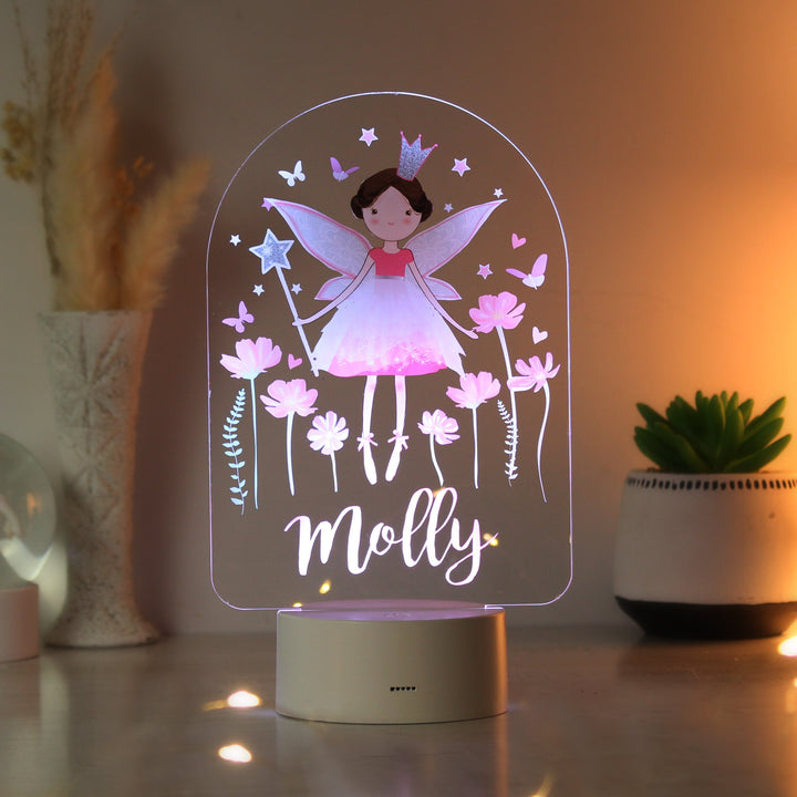 Buy Personalised Fairy LED Colour Changing Night Light available now at www.giftsfinder.co.uk