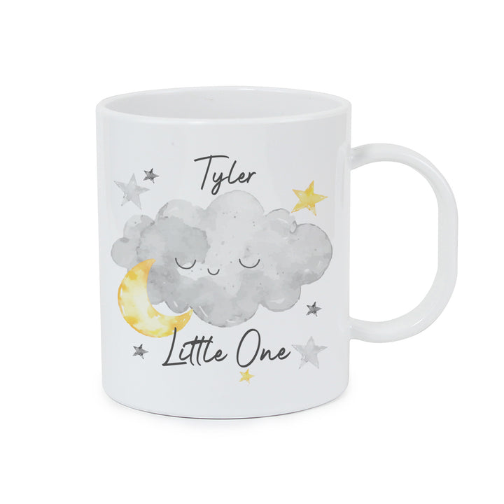 Personalised Little One Cloud Plastic Mug