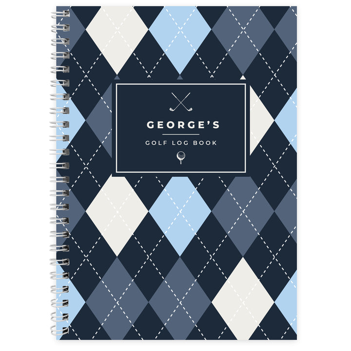 Buy Personalised A5 Golf Log Book available now at www.giftsfinder.co.uk