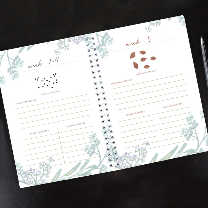 Buy Personalised Pregnancy A5 Journal at www.giftsfinder.co.uk