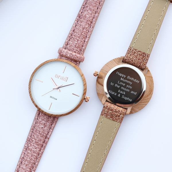 Personalised Anaii Watch - Sweet Pink - part of the Personalised Watches collection