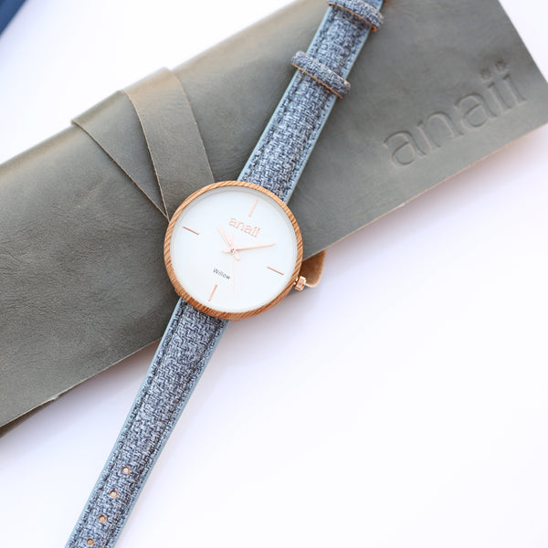 Personalised Anaii Watch - Lake Blue - part of the Personalised Watches collection