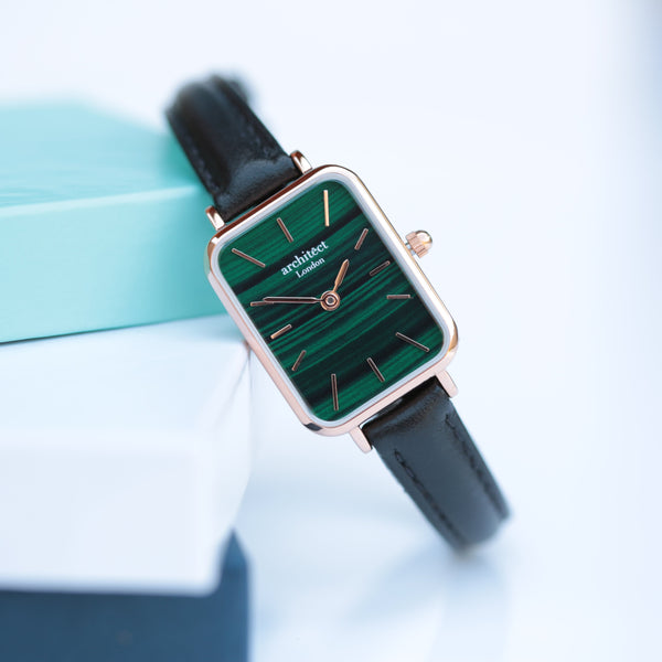 Ladies Archiect Lille Pine Green Handwriting Engraving 