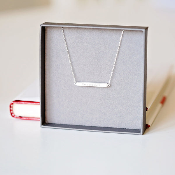 Personalised Horizontal Necklace - 