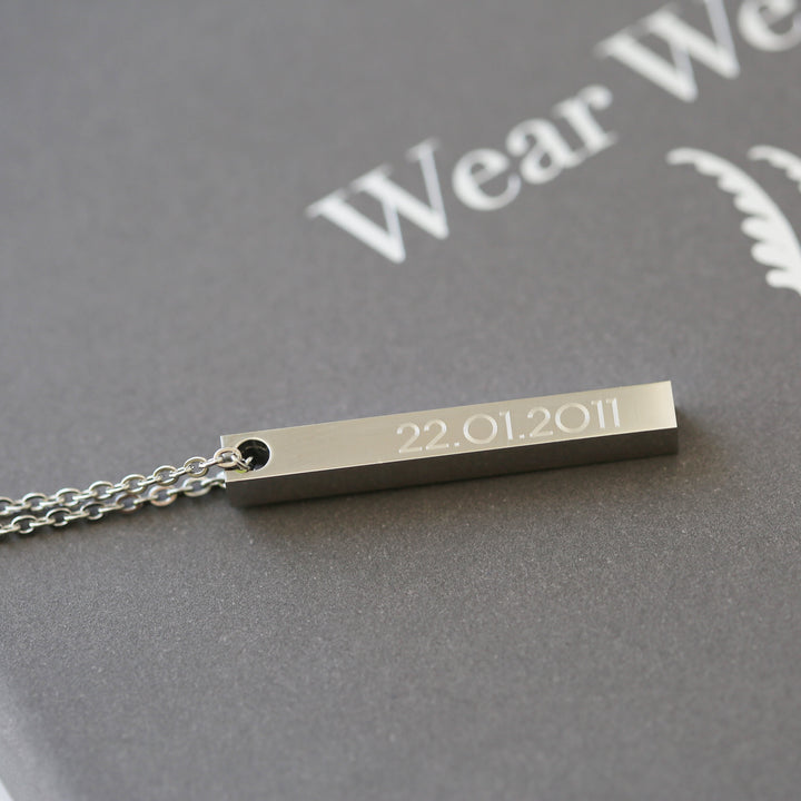 Personalised Bar Necklace - 