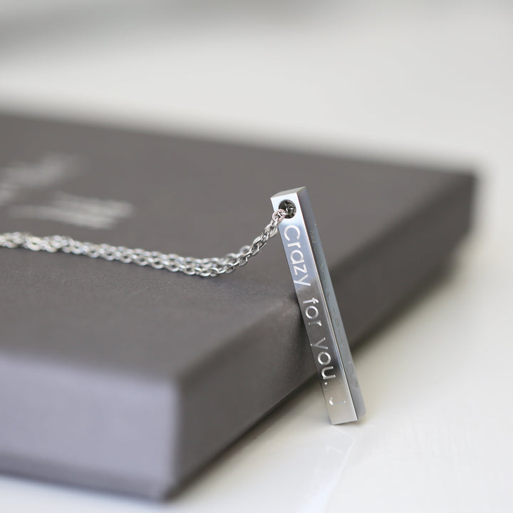 Personalised Bar Necklace - 