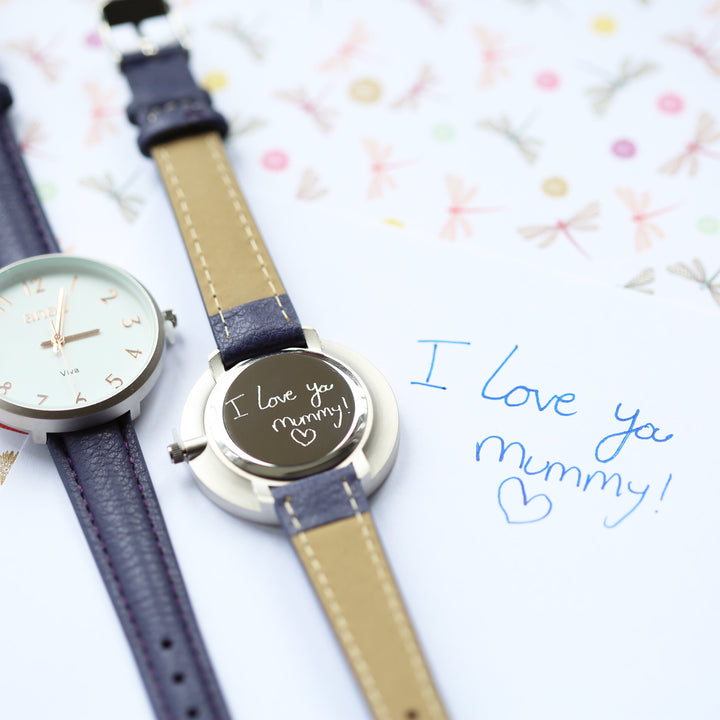 Personalised Anaii Watch In Orchid Purple - part of the Gifts Finder Personalised Watches collection