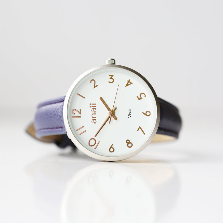 Personalised Anaii Watch In Orchid Purple - part of the Gifts Finder Personalised Watches collection