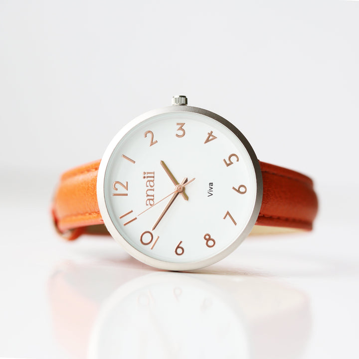 Personalised Blush Red Anaii Watch - Wear We Met