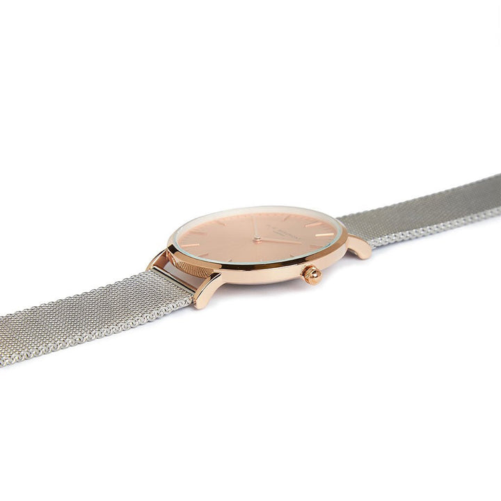 Own Handwriting Elie Beaumont Rose Silver Watch - Wear We Met