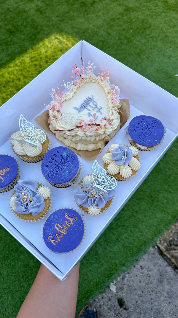 Birthday Bento Cake & Cupcake Set