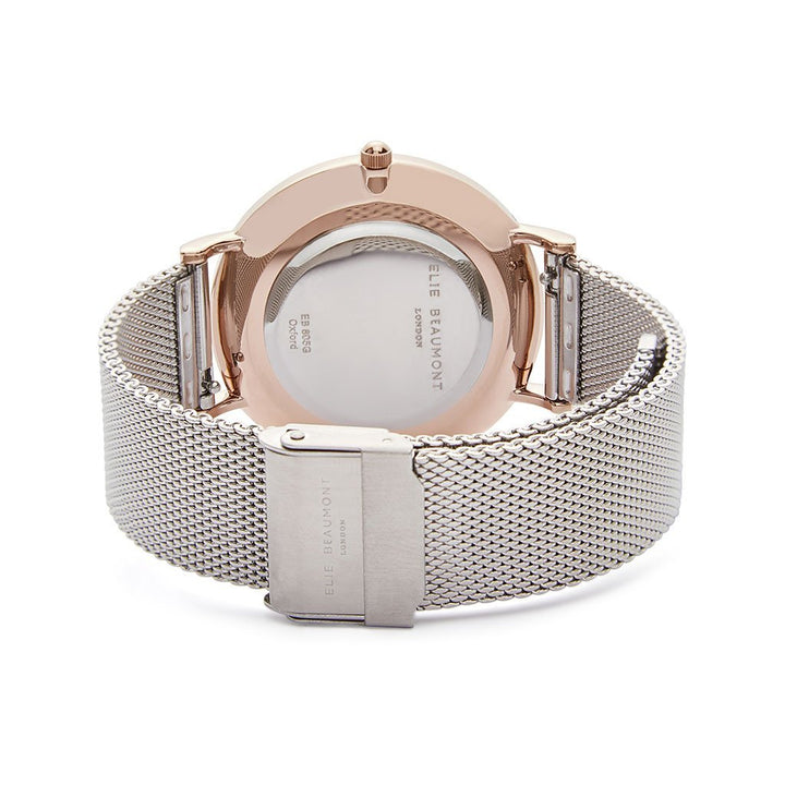 Own Handwriting Elie Beaumont Rose Silver Watch - Wear We Met