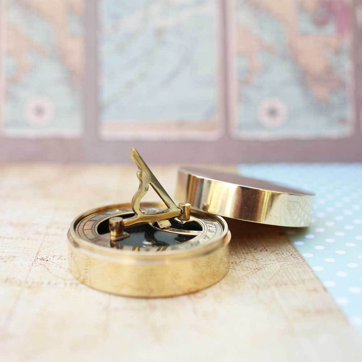 Personalised Nautical Sundial Compass - 