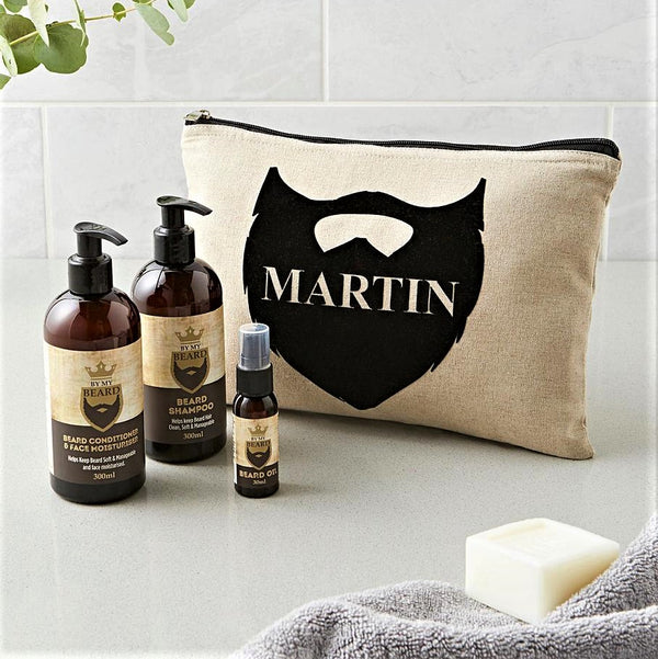 Buy Personalised Name Only Beard Kit at www.giftsfinder.co.uk