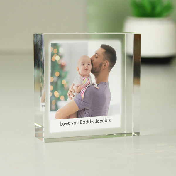 Buy Personalised Photo Upload Crystal Token at www.giftsfinder.co.uk