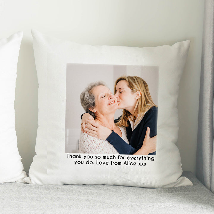 Buy Personalised Photo Upload Cushion at www.giftsfinder.co.uk