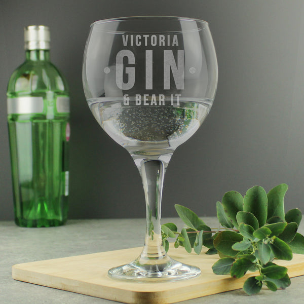 Buy Personalised Gin & Bear Gin Set available now at www.giftsfinder.co.uk