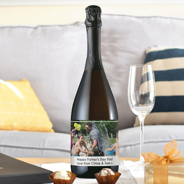 Buy Personalised Photo Upload Bottle of Prosecco at www.giftsfinder.co.uk