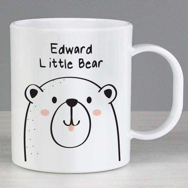 Buy Personalised Little Bear Plastic Mug available now at www.giftsfinder.co.uk