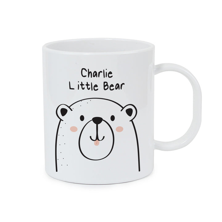 Buy Personalised Little Bear Plastic Mug available now at www.giftsfinder.co.uk