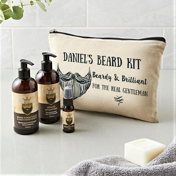 Buy Personalised Beardy & Brilliant Beard Kit available now at www.giftsfinder.co.uk