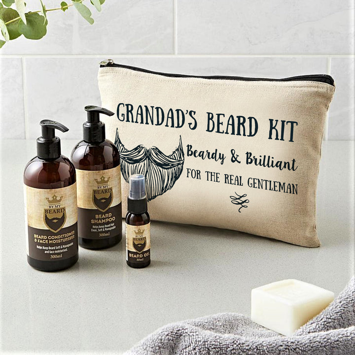 Personalised Beardy & Brilliant Beard Kit - part of the Textiles collection