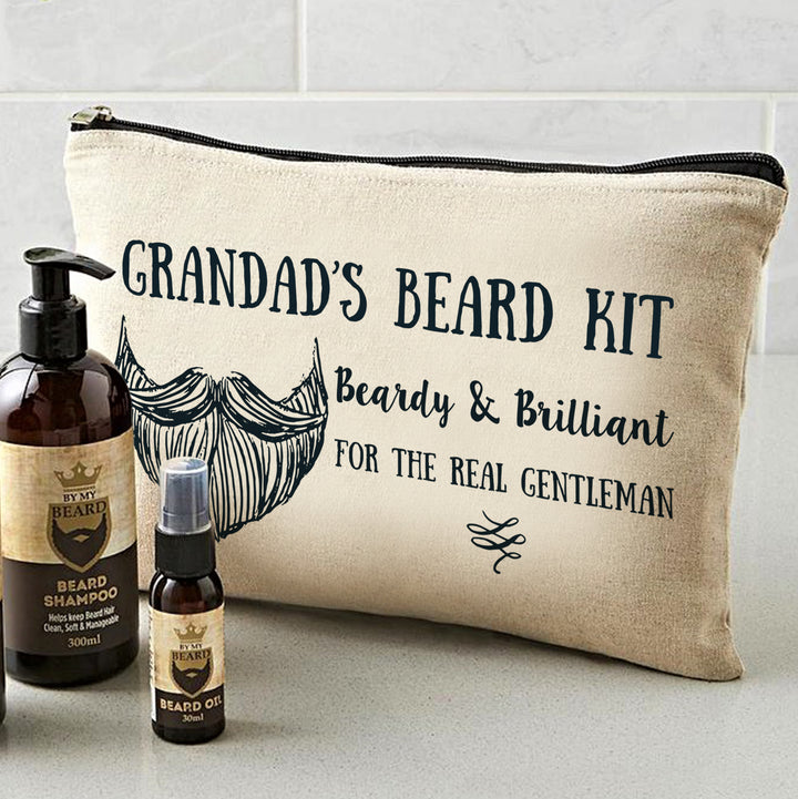 Personalised Beardy & Brilliant Beard Kit - part of the Textiles collection