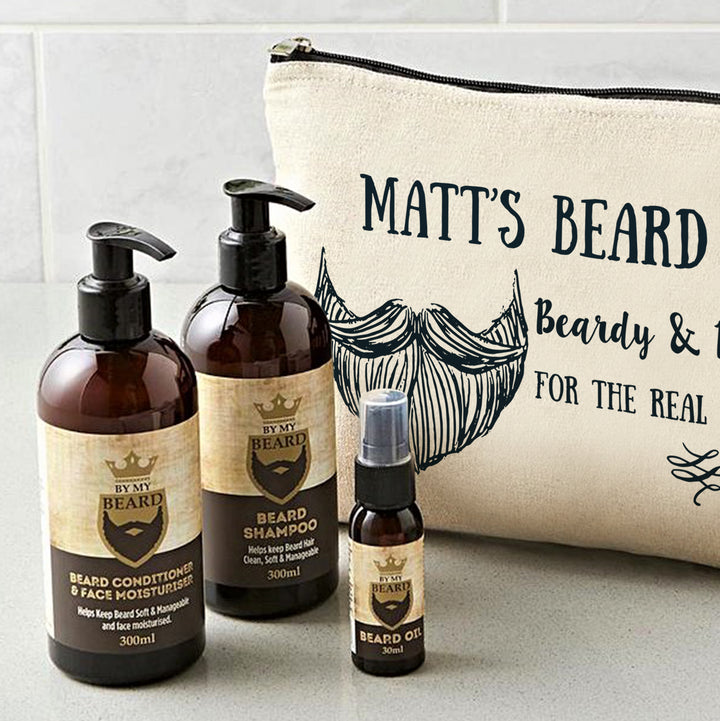 Personalised Beardy & Brilliant Beard Kit - part of the Textiles collection