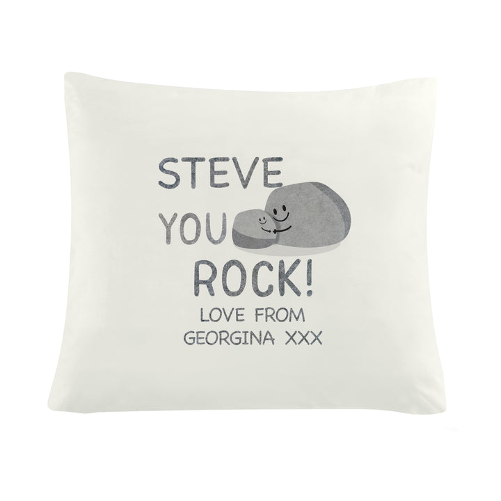 Personalised You Rock Cushion in gift category Personalised Cushions