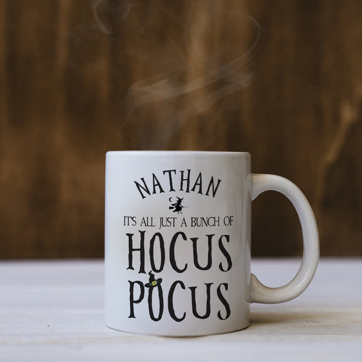 Buy Personalised Halloween Hocus Pocus Mug at www.giftsfinder.co.uk