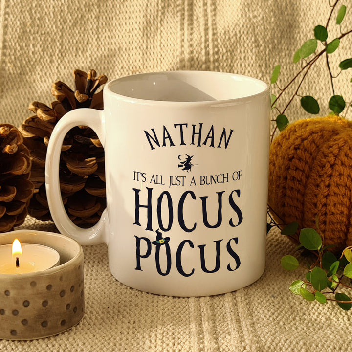 Buy Personalised Halloween Hocus Pocus Mug at www.giftsfinder.co.uk