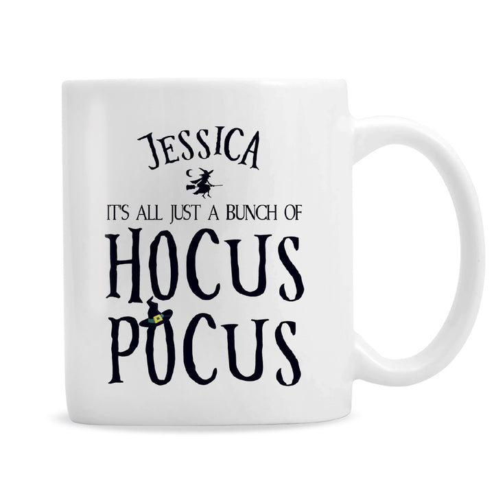 Buy Personalised Halloween Hocus Pocus Mug at www.giftsfinder.co.uk