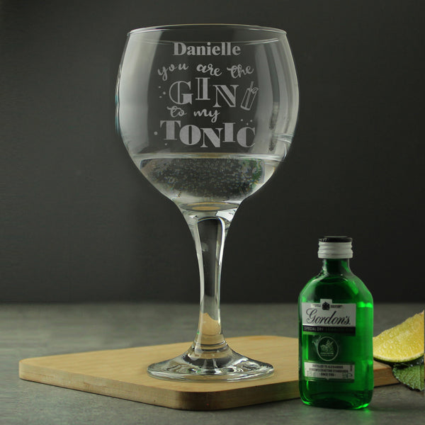 Buy Personalised Gin To My Tonic Gin Set at www.giftsfinder.co.uk