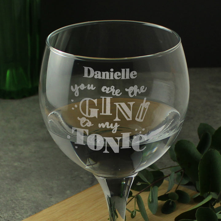 Buy Personalised Gin To My Tonic Gin Set at www.giftsfinder.co.uk