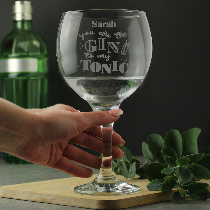 Buy Personalised Gin To My Tonic Gin Set at www.giftsfinder.co.uk