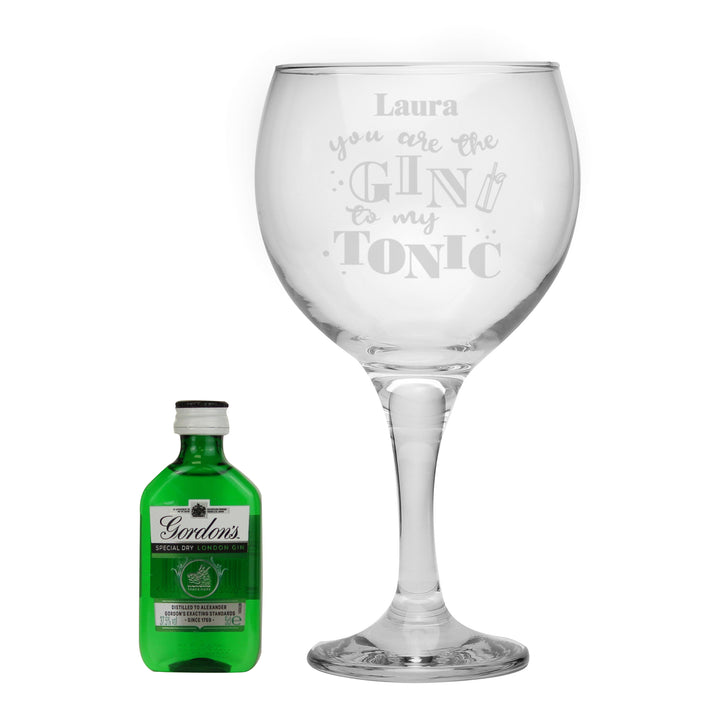 Buy Personalised Gin To My Tonic Gin Set at www.giftsfinder.co.uk